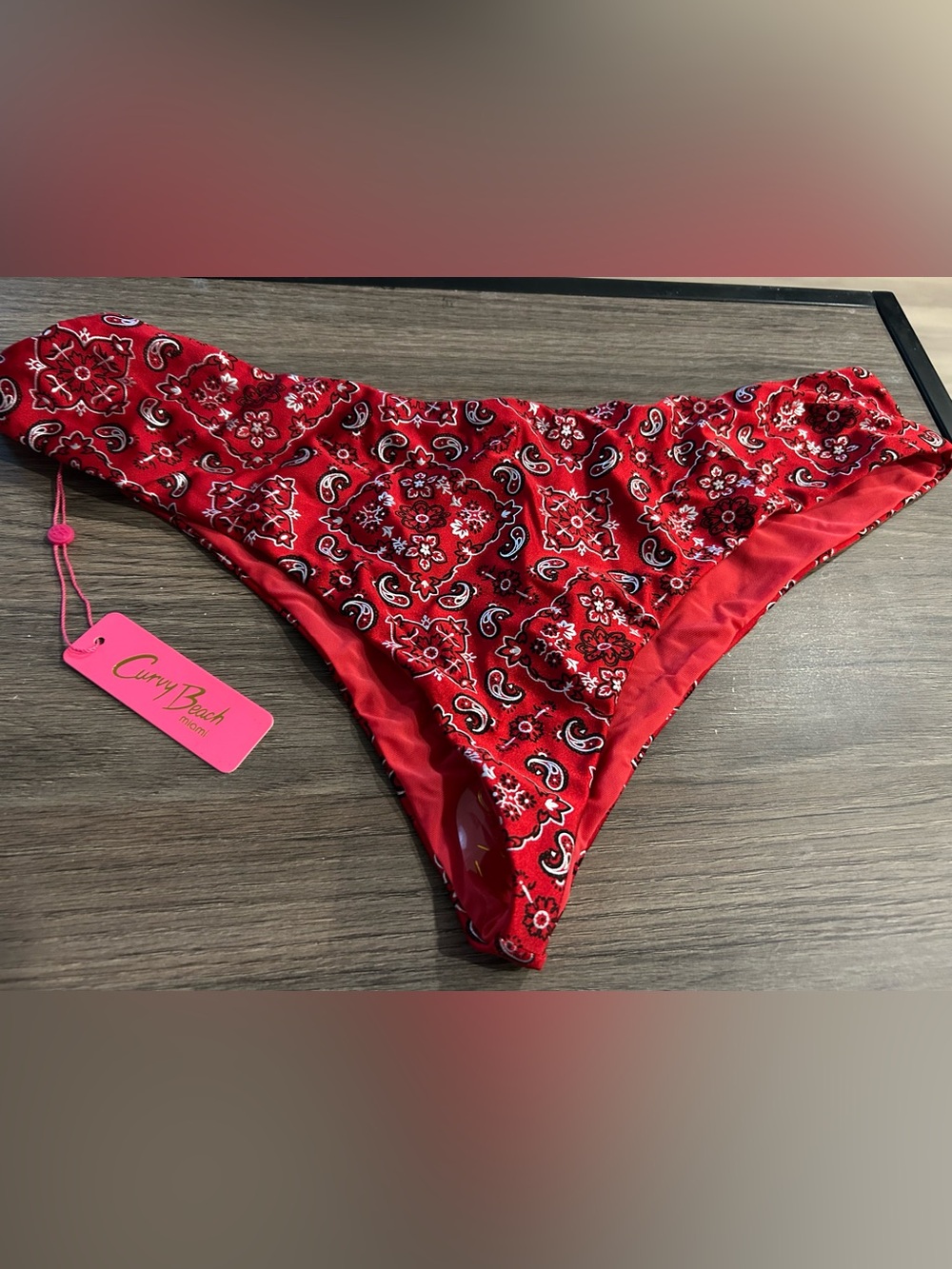 Curvy beach cheeky bottom